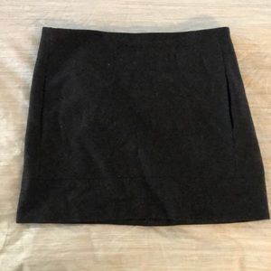 J Crew Wool Mini Skirt with pockets